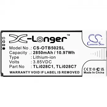 Cameron Sino zamjenska baterija TLi028C1 TLi028C7 za Alcatel 1B 2020 OT-5002 OT-5002A AT&T CS-OTB502SL