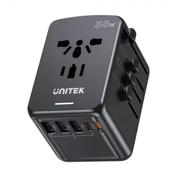 UNITEK Riad EU/US/UK/AUS PD 35W putni punjač