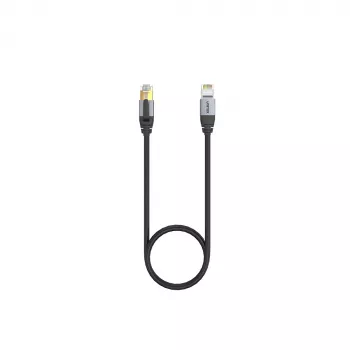 UNITEK Cat.8 S/FTP Ethernet patch kabel 10m RJ45 40Gbps 2000MHz pozlaćeni crni