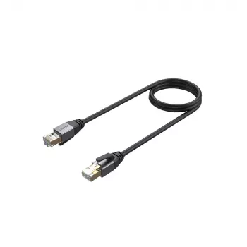 UNITEK Cat.8 S/FTP Ethernet patch kabel 10m RJ45 40Gbps 2000MHz pozlaćeni crni
