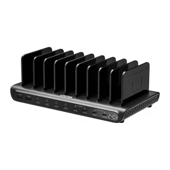 UNITEK 10-portna USB-C i USB-A 240W stanica za punjenje