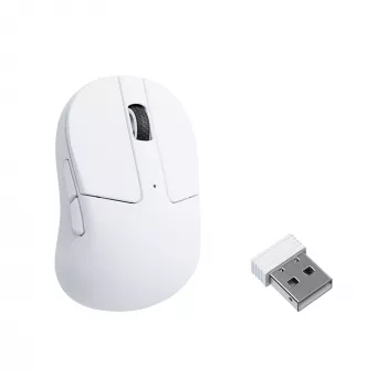 Keychron M4-A24 PixArt 3950 8K bežični gaming miš bijeli
