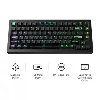 Keychron L5W-W1 Lemokey Magnetic Cyber 75% Hall Effect gaming tipkovnica