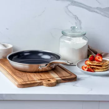 GreenPan Premiere tava za prženje 20 cm nehrđajući čelik (CC003816-001)