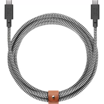 Native Union Belt Cable XL USB-C to USB-C 3m Zebra 100W