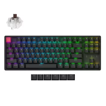 Keychron K8X-J3 80% TKL Brown Switch RGB Hot-Swap crna