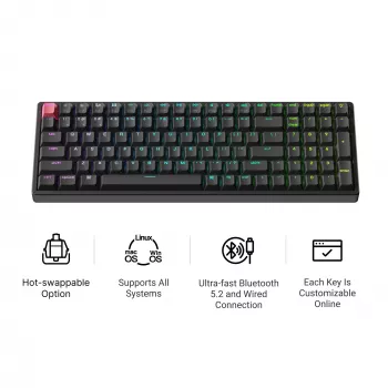 Keychron K4X-J1 96% Red Switch RGB Hot-Swap mehanička tipkovnica