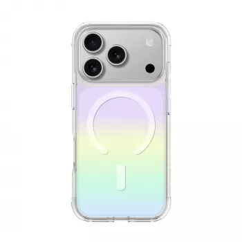 AMAZINGTHING Minimal Mag maska za iPhone 17 Pro, kompatibilna s MagSafe, dugina višebojna