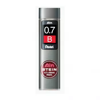 Pentel Super Hi-Polymer mine C277-BO, 0,7 mm HB, 40 mina, crne, tuba