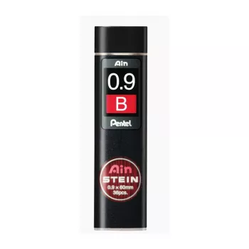 Pentel C279-BO Super Hi-Polymer mine 0,9 mm B, crne, 36 mina, kutija