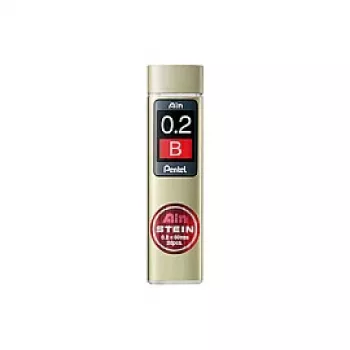 Pentel Ain Stein mehanička olovka mine 0,2 mm, tvrdoća B, 20 mina, crne