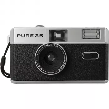 KODAK Pure 35 crna 35mm jednokratna kamera s bljeskalicom