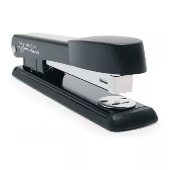 Rapesco Germ-Savvy Marlin Stapler Black - 20 Sheet Capacity, Top-Loading, Antibacterial