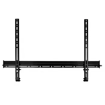 B-TECH BTV521 fiksni zidni nosač za 32-65 inch zaslone, crni, nosivost 70 kg, VESA 75x75 do 600x400