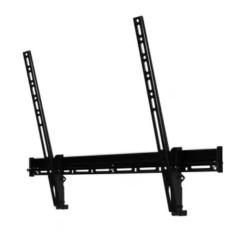 B-TECH BTV521 fiksni zidni nosač za 32-65 inch zaslone, crni, nosivost 70 kg, VESA 75x75 do 600x400