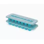 Joseph Joseph Flow pakiranje od 2 plava kalupa za ledene kocke s lakim punjenjem