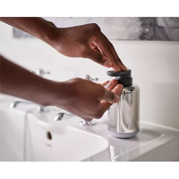 Joseph Joseph EasyStore Luxe pumpica za sapun, nehrđajući čelik, 350 ml