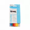 VELCRO VEL-EC60250 čičak kabelske vezice - miješane boje (plava, zelena, narančasta, crvena, žuta) - 20 cm x 12 mm - 5 komada
