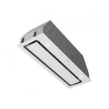 Cata GA DUAL 90 WH Wall-Mounted Cooker Hood, 90cm, 805 m³/h, Stainless Steel with White Glass