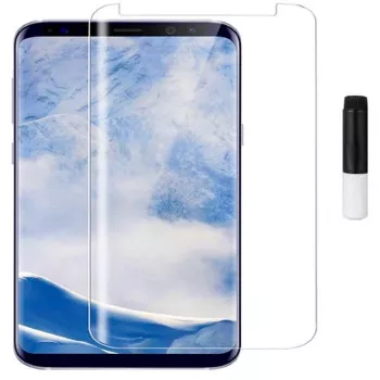EVELATUS Samsung Galaxy S9 Plus prozirno staklo UV zaštita zaslona s tekućim ljepilom