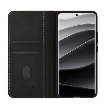 Evelatus Xiaomi Redmi Note 14 Pro Plus knjiga futrola crna