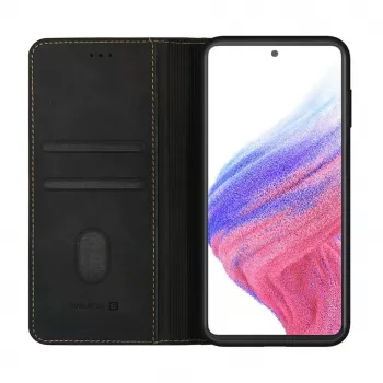 Evelatus Samsung Galaxy A53 futrola s preklopom Folio, crna