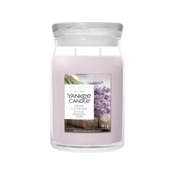Yankee Candle Signature Dried Lavender & Oak velika staklenka svijeća 567g