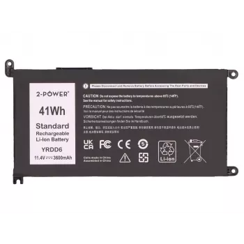 2-Power glavna baterija za Dell Inspiron 3579 - 41 Wh, 11,4 V, 3-ćelijska Li-Ion