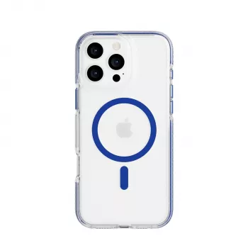 Tech21 EvoCrystal MagSafe maska za iPhone 16 Pro Max plava prozirna