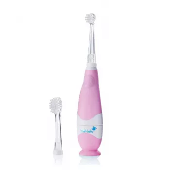 BRUSH-BABY Baby Sonic Sonic zvučna četkica za zube 0-3 godine roza