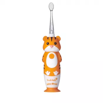 BRUSH BABY Wild Ones zvučna četkica za zube za djecu 0-10 godina tigar