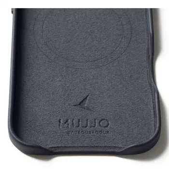 Mujjo kožna futrola MagSafe za iPhone Air, Basalt