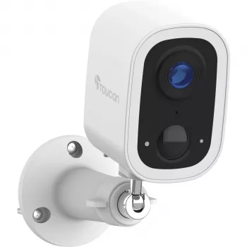 Toucan bežična vanjska kamera S4 - 1080p Full HD, IP54, baterija, dvosmjerni zvuk, noćno snimanje, kompatibilna sa Smart Home
