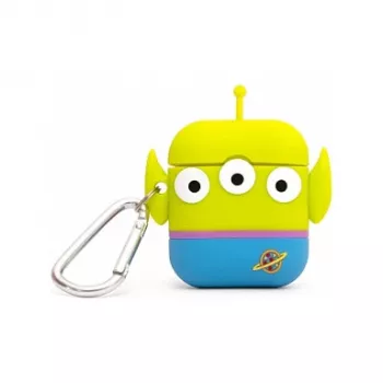 ThumbsUp! PowerSquad 3D Silicone AirPods Case, Alien, Blue/White/Yellow