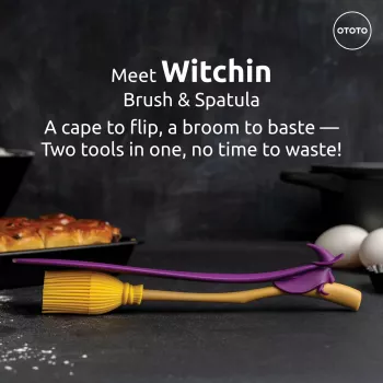 OTOTO Witchin Baking Brush and Spatula Set (OT2230)