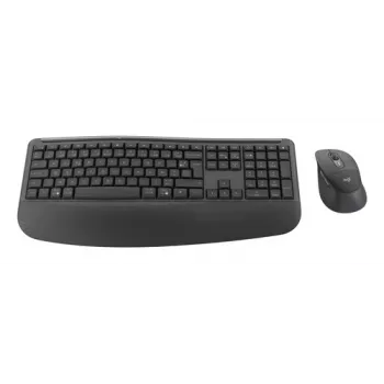 Logitech Signature Comfort Plus Combo MK880 za poslovanje bežični set tipkovnice i miša UK raspored Graphite