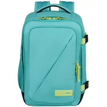 American Tourister Take2Cabin S kabinski ruksak Dusty Turquoise/Lime