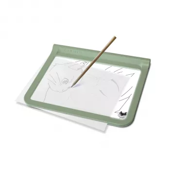 Kidywolf Light Tablet A4 LED tableta za crtanje s 8 boja, 4 načina, USB-C, bijela