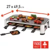 FRITEL SG 2180 raclette nehrđajući čelik/krom crni
