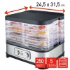 FRITEL Family dehidrator hrane 250W srebrno-sivi