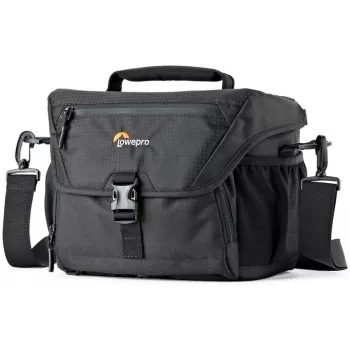 Lowepro Nova 180 AW II Shoulder Bag for DSLR/Mirrorless Camera with Lens, Black