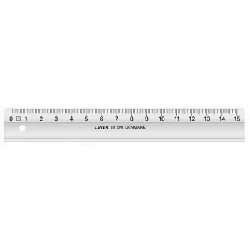 Simplex Linex 1015M mjerilo linija 15 cm sivo SAN
