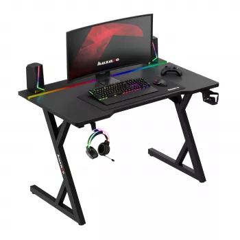 Huzaro Hero 2.4 RGB crni igraći stol