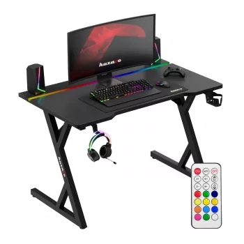 Huzaro Hero 2.4 RGB crni igraći stol