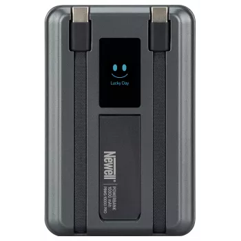 Powerbank Newell MS-10000 Pro MagSafe 10000 mAh 2x USB-C - sivi
