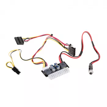 Akyga AK-CA-38 PICO PSU DC/ATX Power Adapter, 120 W, 12 V DC Input, 24-pin ATX, P4, SATA, Molex