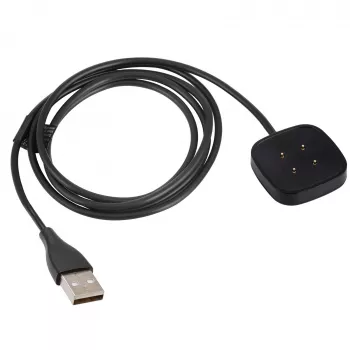 Akyga AK-SW-27 magnetski USB kabel za punjenje za Fitbit Versa 3 / Sense, 1 m, crni
