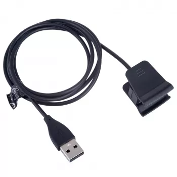 Akyga AK-SW-35 kabel za punjenje za Fitbit Alta HR, USB-A, 1 m, crni