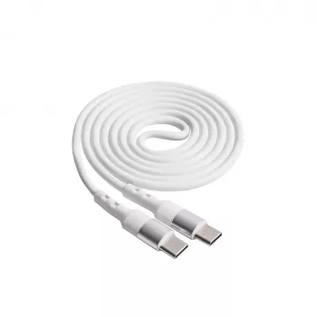 Akyga AK-USB-40 USB-C na USB-C kabel, USB 2.0, 60 W, 1 m, bijeli