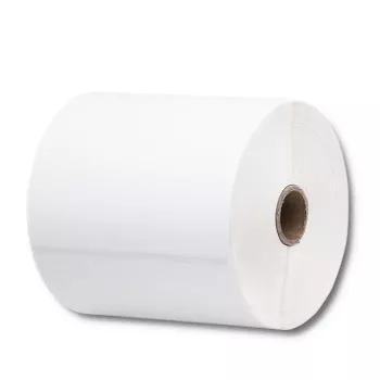 QOLTEC termalne etikete 100 x 150 mm 350 kom. - direktno termalne, bijele, trajno ljepilo